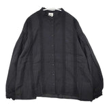 SM2 Samansa Mos2 新品 kazumiさんコラボ リネン レース ブラウス シャツ ブラック レディース サマンサモスモス【中古】6-0812M∞