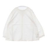 SM2 Samansa Mos2 新品 前後2WAYレースブラウス コットン ブラウス シャツ ホワイト レディース サマンサモスモス【中古】6-0812M∞
