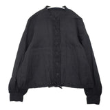 nest Robe リネン レース 01153-1187 ブラウス シャツ ブラック レディース ネストローブ【中古】6-0812M∞