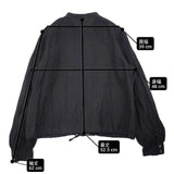 nest Robe リネン レース 01153-1187 ブラウス シャツ ブラック レディース ネストローブ【中古】6-0812M∞
