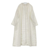 nest Robe リネンシャーリングネックワンピース 01171-1101-1 製品染め ワンピース オフホワイト レディース ネストローブ【中古】6-0723M∞