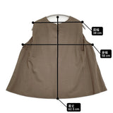PLST 未使用品 ショルダータックTシャツ 12-1201185 サイズM ノースリーブ カットソー ブラウン レディース プラステ【中古】6-0514S♪