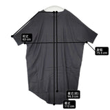 studio clip 新品 natural by clip ドルマンサックワンピース ボートネック リネン サイズF ワンピース ブラック レディース スタディオクリップ【中古】6-0728M△