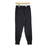 PLST 新品 ジョーゼットスリットジョガーパンツ 定価9990円 12-1306031 パンツ ブラック レディース プラステ【中古】6-0727G∞
