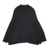 PLST 新品 サイズM ポンチョニット ワイド セーター ニット ブラック レディース プラステ【中古】6-0727T∞