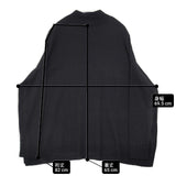 PLST 新品 サイズM ポンチョニット ワイド セーター ニット ブラック レディース プラステ【中古】6-0727T∞