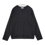 PLST 未使用 ジャガードニットスカートセットアップ（長袖）定価13000円 セットアップ ブラック レディース プラステ【中古】6-0727M∞