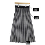 PLST 未使用 ジャガードニットスカートセットアップ（長袖）定価13000円 セットアップ ブラック レディース プラステ【中古】6-0727M∞