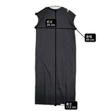 PLST 未使用 ロングスリットチュニックT サイズM 定価6990円 ワンピース チュニック ブラック レディース プラステ【中古】6-0514S♪