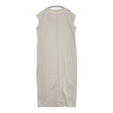 PLST 未使用 ロングスリットチュニックT サイズM 定価6990円 ワンピース チュニック ベージュ レディース プラステ【中古】6-0514S♪