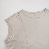 PLST 未使用 ロングスリットチュニックT サイズM 定価6990円 ワンピース チュニック ベージュ レディース プラステ【中古】6-0514S♪