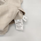 PLST 新品 リバーシブルノーカラーコート 定価21000円 12-2109000 ベルト付き コート ベージュ レディース プラステ【中古】6-0727M∞