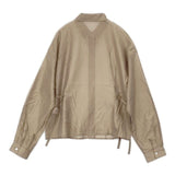 Lugnoncure サイドリボンシアーシャツ TKH-2700584 長袖シャツ ベージュ レディース ルノンキュール【中古】6-0727M∞