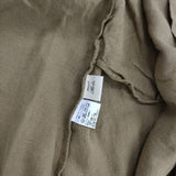 nest Robe リネン ギャザースカート 01134-1245 製品染め ロングスカート キャメル系 レディース ネストローブ【中古】6-0727M∞