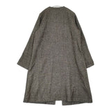 nest Robe 01143-1176 ウールヘンプ ノーカラー 羽織 コート グレージュ レディース ネストローブ【中古】6-1014T∞