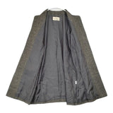 nest Robe 01143-1176 ウールヘンプ ノーカラー 羽織 コート グレージュ レディース ネストローブ【中古】6-1014T∞