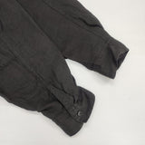 nest Robe 01153-1184 リネン 製品染め ブラウス シャツ ブラック レディース ネストローブ【中古】6-0727M∞