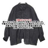 nest Robe 01153-1184 リネン 製品染め ブラウス シャツ ブラック レディース ネストローブ【中古】6-0727M∞