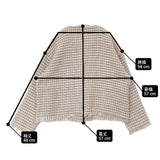 SM2 Samansa Mos2 新品 クルーネックフリンジジャケット ノーカラージャケット ベージュ ホワイト レディース サマンサモスモス【中古】6-1014T∞