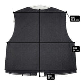 SM2 Samansa Mos2 新品 kazumiさんコラボ キルトとレース2WAYベスト リバーシブル ベスト ブラック レディース サマンサモスモス【中古】6-0727M∞