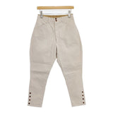 45R/45rpm ダブルクロスストレッチの馬シャルロット パンツ 定価46200円 パンツ 24AW ベージュ レディース フォーティーファイブアールピーエム【中古】6-0617G∞