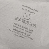 45R/45rpm スーピマ天竺のフレアTシャツ 定価25300円 長袖Ｔシャツ カットソー ロンＴ ホワイト レディース フォーティーファイブアールピーエム【中古】6-0617M∞