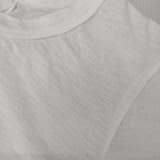 45R/45rpm スーピマ天竺のフレアTシャツ 定価25300円 長袖Ｔシャツ カットソー ロンＴ ホワイト レディース フォーティーファイブアールピーエム【中古】6-0617M∞