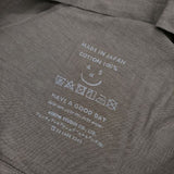 45R/45rpm スーピマ天竺のフレアTシャツ 定価25300円 長袖Ｔシャツ カットソー ロンＴ グレー レディース フォーティーファイブアールピーエム【中古】6-0617M∞
