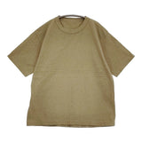 45R/45rpm 天竺 オーバーサイズTシャツ サイズ1 ポケット 半袖Ｔシャツ カットソー カーキ レディース フォーティーファイブアールピーエム【中古】6-0514S♪