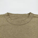 45R/45rpm 天竺 オーバーサイズTシャツ サイズ1 ポケット 半袖Ｔシャツ カットソー カーキ レディース フォーティーファイブアールピーエム【中古】6-0514S♪