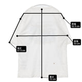 45R/45rpm HAYAMALOHA 908 45星Tシャツ サイズ4 葉山 アロハ 半袖カットソー ホワイト メンズ フォーティーファイブアールピーエム【中古】6-0526S♪