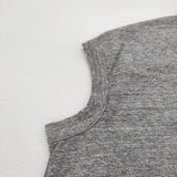 45R/45rpm フラワーロゴ刺繍のMキャミ（トップ） ノースリーブカットソー 定価16500円 カットソー グレー レディース フォーティーファイブアールピーエム【中古】6-0509S♪