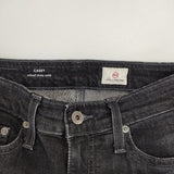 AG CASEY relaxed skinny ankle size24 スキニー ストレッチデニム デニムパンツ ブラック レディース エージー【中古】6-0720G∞