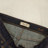 YANUK RUTH ルーススリムテーパード サイズ23 ジーンズ 定価22000円 デニムパンツ ネイビー レディース ヤヌーク【中古】6-0722G∞
