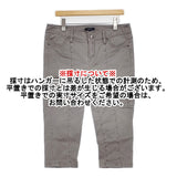 BURBERRY カーゴパンツ 三陽商会 ストレッチ サイズ46 クロップドパンツ グレー レディース バーバリー【中古】6-0728M△