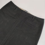 BURBERRY LONDON 新品 定価37800円 コットン サイズ36 スカート ブラック レディース バーバリーロンドン【中古】6-1014T∞