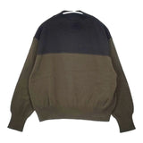 MHL. RECYCLED DRY COTTON 定価27500円 595-4263501 セーター ニット 24AW ブラック カーキ レディース エムエイチエル【中古】6-1014M∞