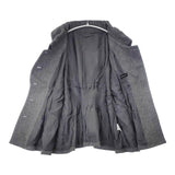 TABASA ウール混 ショートコート ジャケット グレー レディース タバサ【中古】6-1014T∞