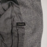 TABASA ウール混 ショートコート ジャケット グレー レディース タバサ【中古】6-1014T∞