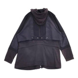 MARC BY MARC JACOBS 異素材切り替え ジャケット ブルゾン ブラック系 レディース マークバイマークジェイコブス【中古】6-0722M∞