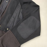 MARC BY MARC JACOBS 異素材切り替え ジャケット ブルゾン ブラック系 レディース マークバイマークジェイコブス【中古】6-0722M∞