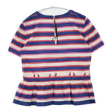 MARC BY MARC JACOBS サイズ12 ボーダー ブラウス シャツ ブルー レッド ベージュ レディース マークバイマークジェイコブス【中古】6-0702S∞