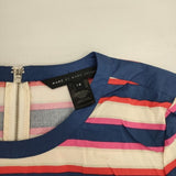 MARC BY MARC JACOBS サイズ12 ボーダー ブラウス シャツ ブルー レッド ベージュ レディース マークバイマークジェイコブス【中古】6-0702S∞