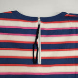 MARC BY MARC JACOBS サイズ12 ボーダー ブラウス シャツ ブルー レッド ベージュ レディース マークバイマークジェイコブス【中古】6-0702S∞