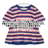 MARC BY MARC JACOBS サイズ12 ボーダー ブラウス シャツ ブルー レッド ベージュ レディース マークバイマークジェイコブス【中古】6-0702S∞