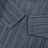 HAI SPORTING GEAR ISSEY MIYAKE イッセイミヤケ ウールハイネック セーター ニット 80s 90s ブルー レディース ハイスポーティングギア【中古】6-0722M∞