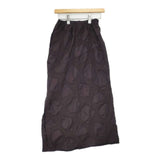 HAI SPORTING GEAR 80s 90s ISSEY MIYAKE イッセイミヤケ ウール ロングスカート ブラウン レディース ハイスポーティングギア【中古】6-1014T∞