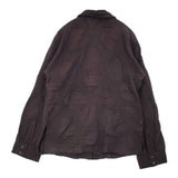 HAI SPORTING GEAR 80s 90s ISSEY MIYAKE イッセイミヤケ ウール 長袖シャツ ブラウン レディース ハイスポーティングギア【中古】6-1014T∞