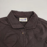 HAI SPORTING GEAR 80s 90s ISSEY MIYAKE イッセイミヤケ ウール 長袖シャツ ブラウン レディース ハイスポーティングギア【中古】6-1014T∞