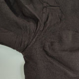 HAI SPORTING GEAR 80s 90s ISSEY MIYAKE イッセイミヤケ ウール 長袖シャツ ブラウン レディース ハイスポーティングギア【中古】6-1014T∞